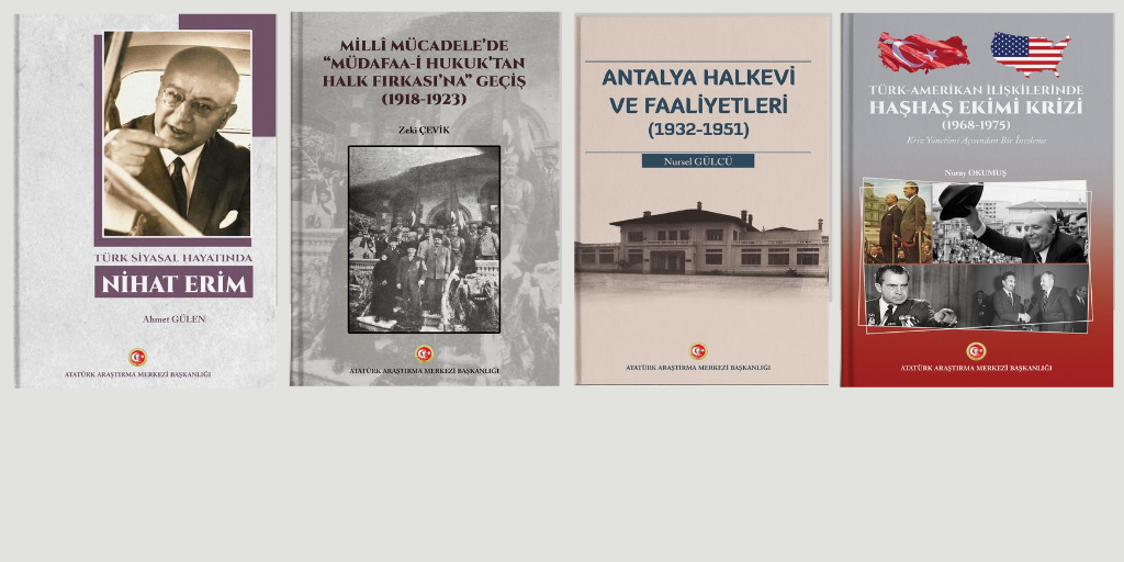 Atatürk Araştırma Merkezi Başkanlığı 4 Eseri Okuyucuyla Buluşturdu