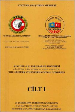 Dördüncü Uluslararası Atatürk Kongresi Cilt 1