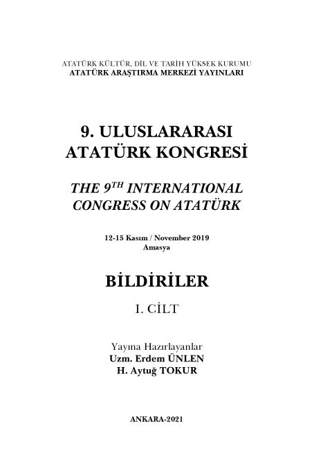 9.Uluslararası Atatürk Kongresi Cilt I