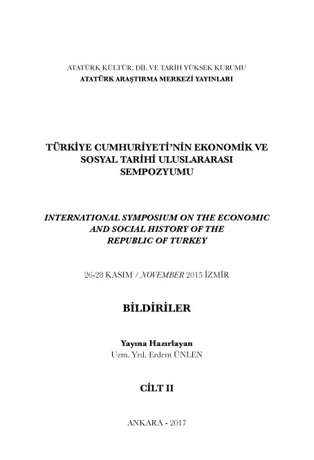Türkiye Cumhuriyeti’nin Ekonomik ve Sosyal Tarihi Cilt II