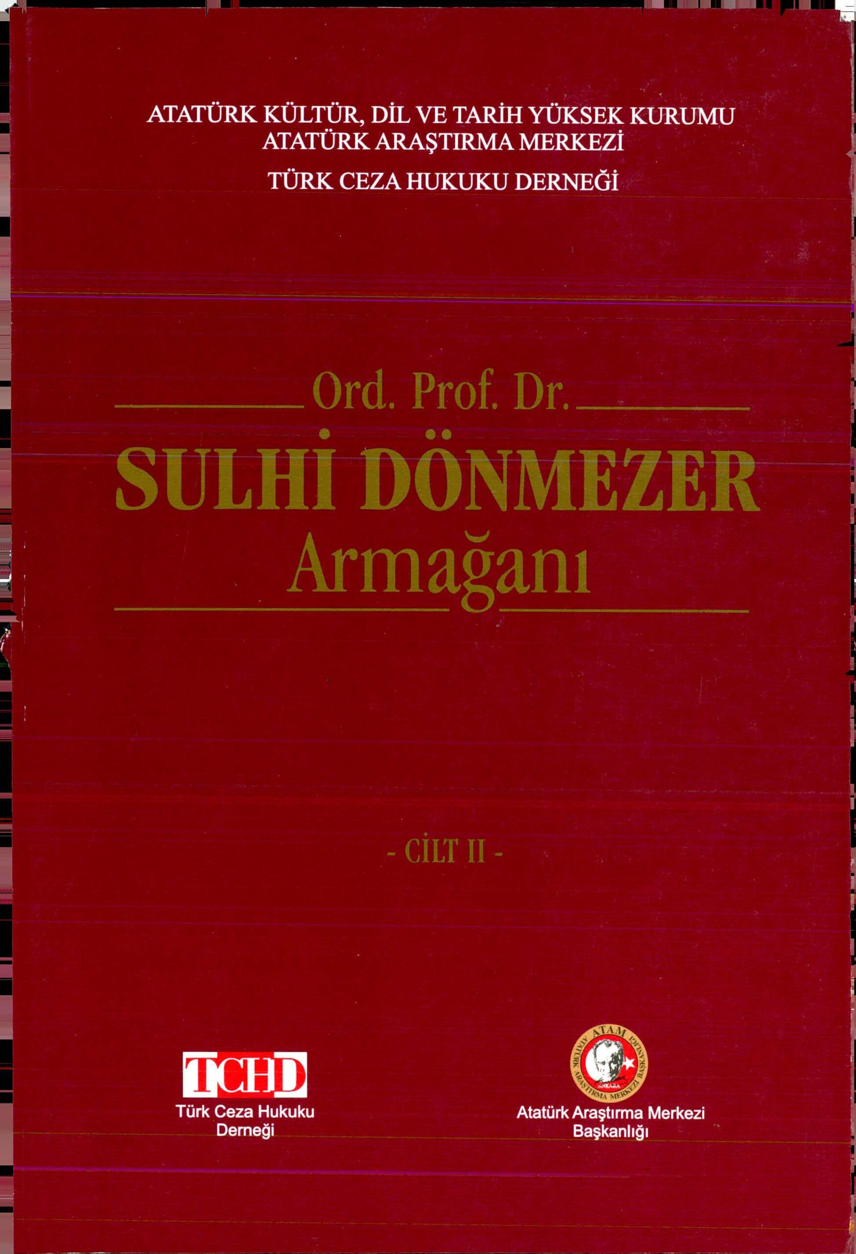 Ord. Prof. Dr. Sulhi Dönmezer Armağanı 2