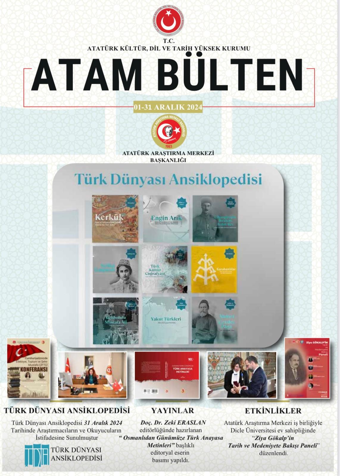 ATAM Aralık Ayı Bülten Yayımlandı