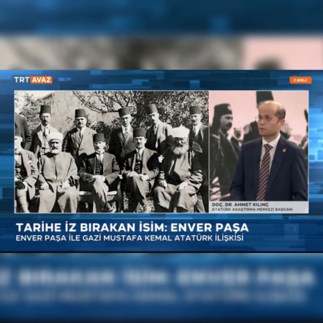 4 Ağustos’ta Başkanımız Doç. Dr. Ahmet Kılınç, TRT Avaz’da Enver Paşa Özel Yayınına Katıldı