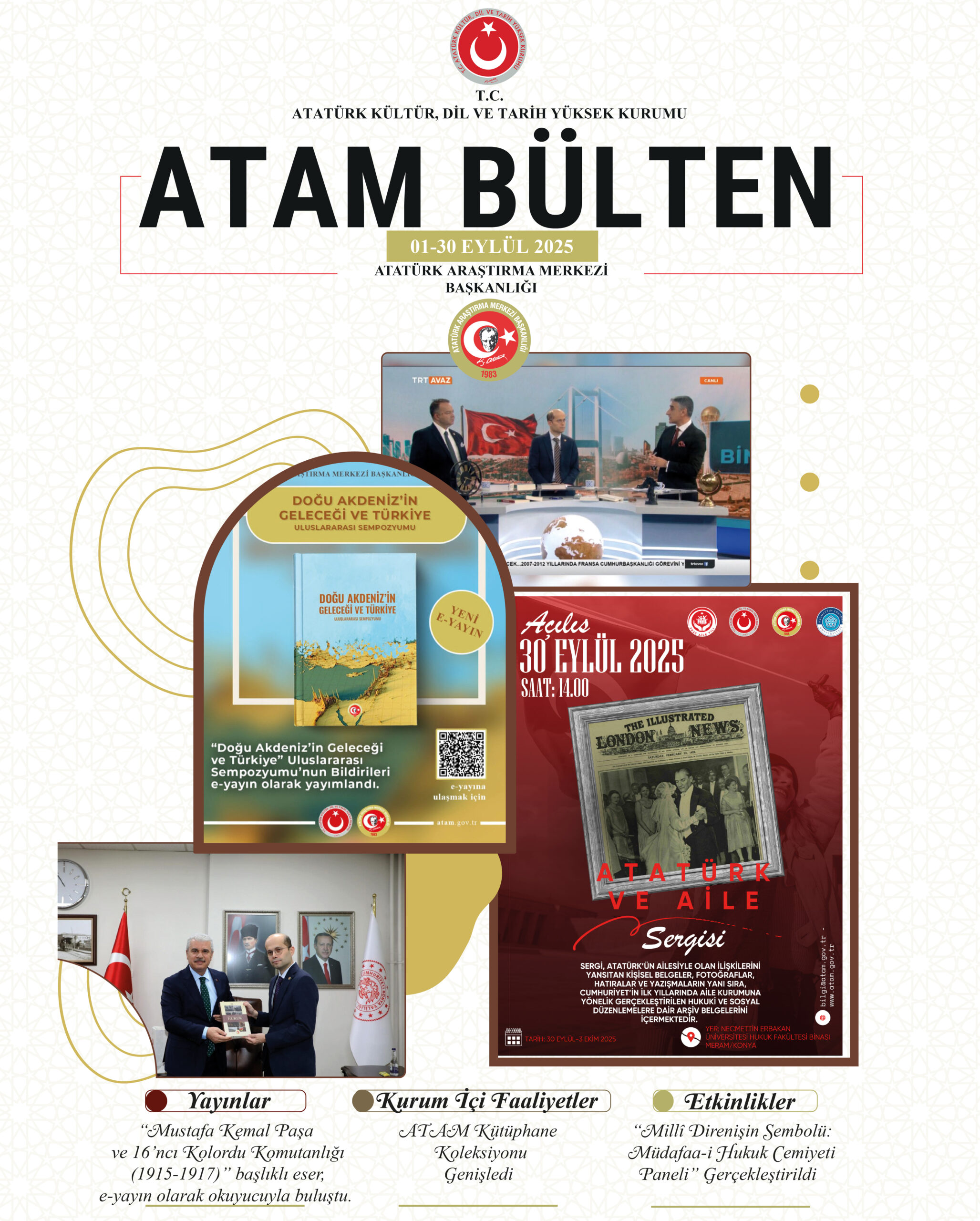 ATAM Eylül Ayı Bülten Yayımlandı