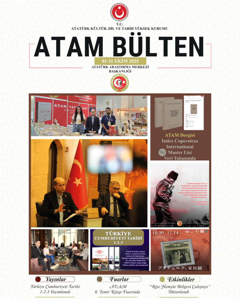 ATAM Ekim Ayı Bülten Yayımlandı