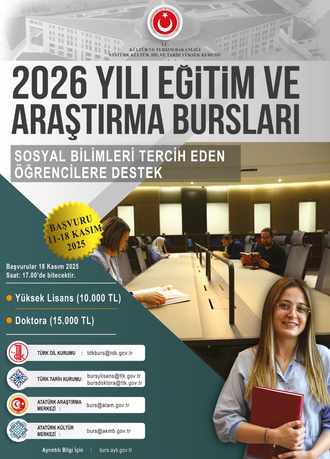 2026 YILI BURS DUYURUSU
