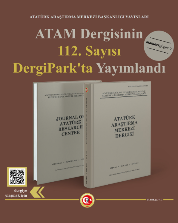 ATAM Dergisi’nin 112. Sayısı DergiPark’ta Yayımlandı