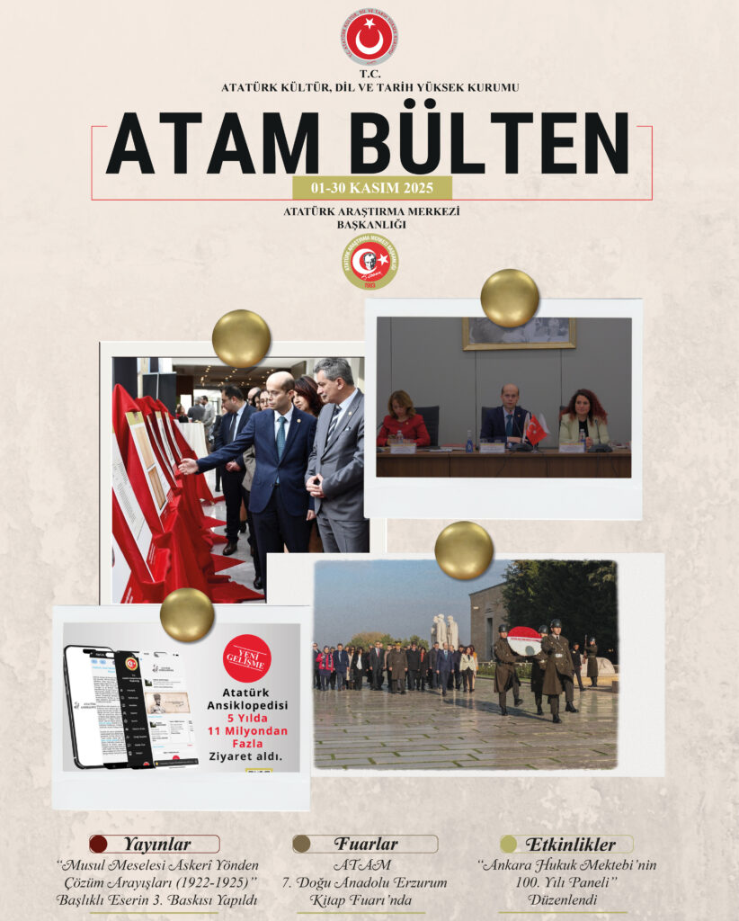 ATAM Kasım Ayı Bülteni Yayımlandı