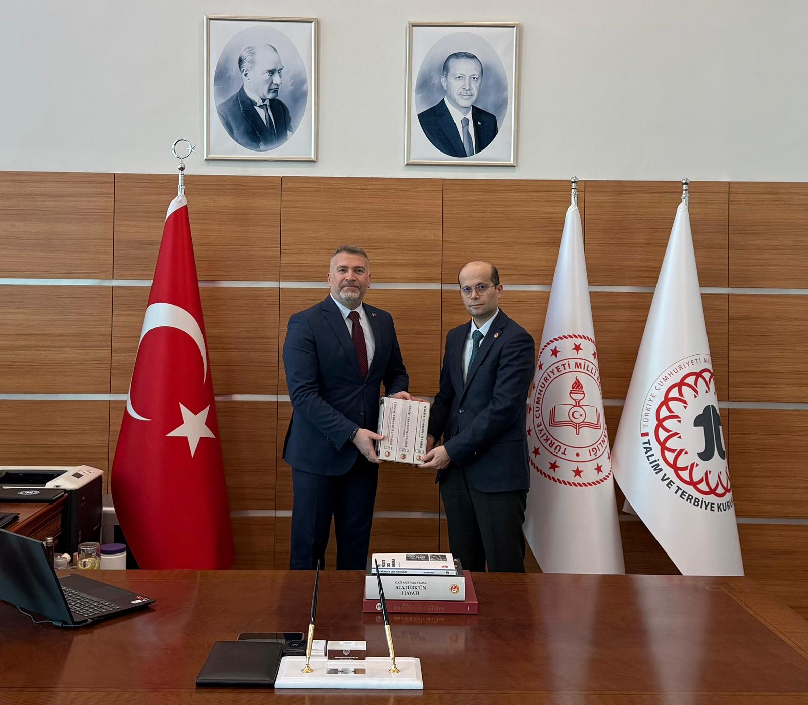 Atatürk Araştırma Merkezi Başkanlığı ve Talim ve Terbiye Kurulu Başkanlığı Arasında İş Birliği Görüşmesi