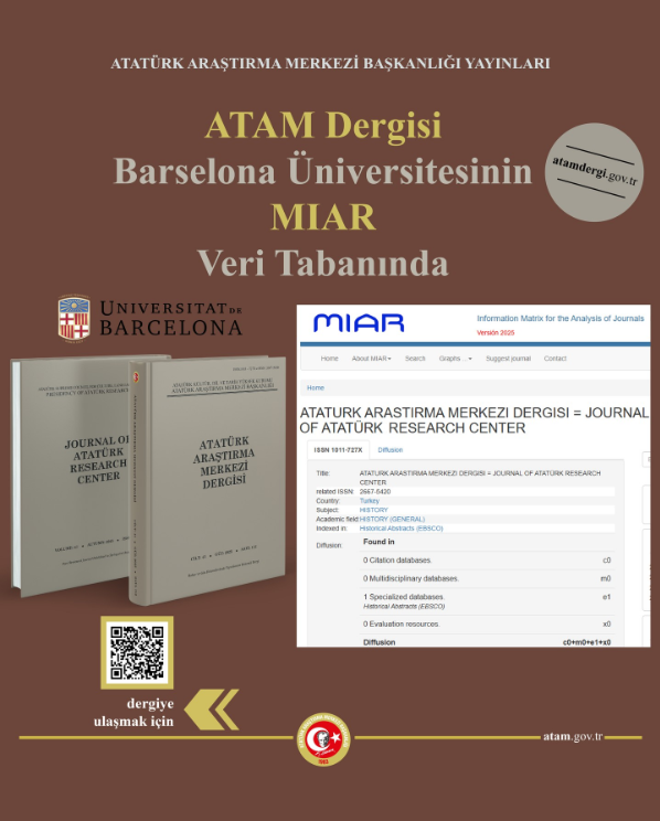 ATAM Dergisi MIAR Veri Tabanında