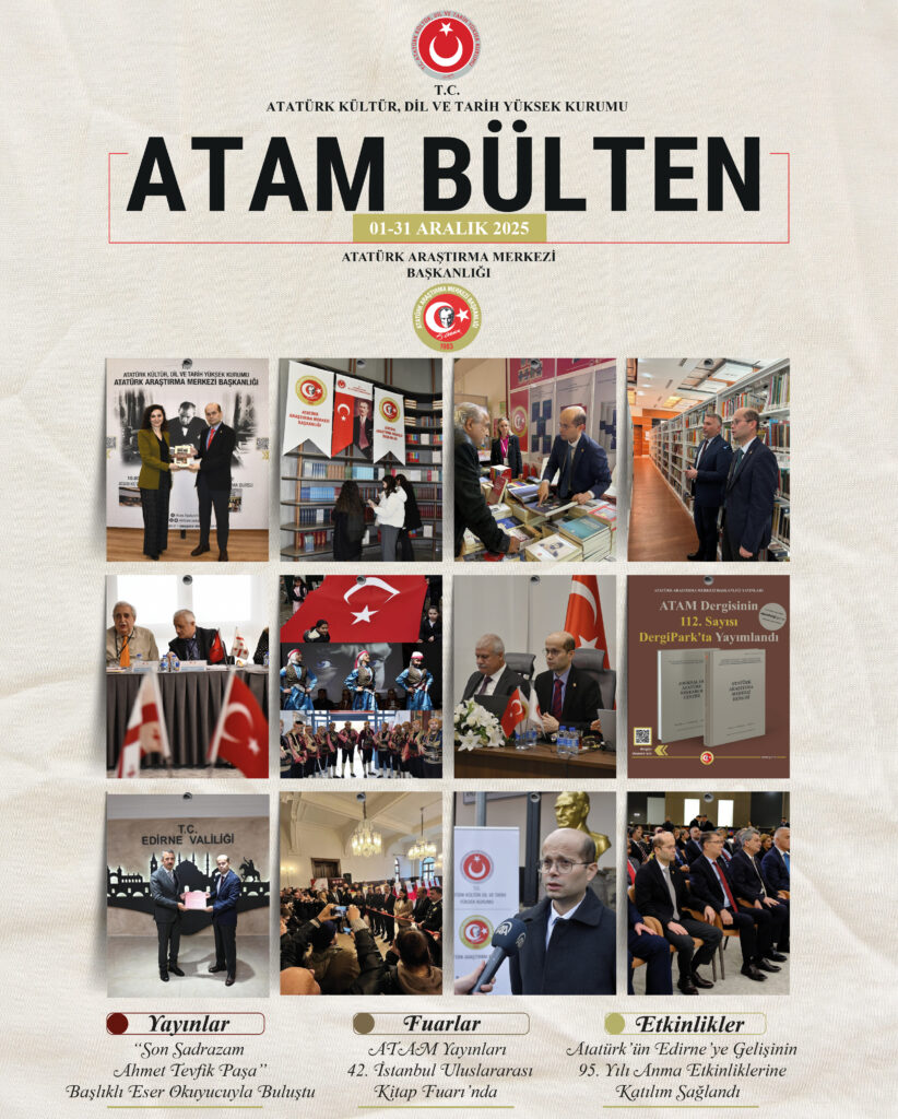 ATAM Aralık Ayı Bülteni Yayımlandı