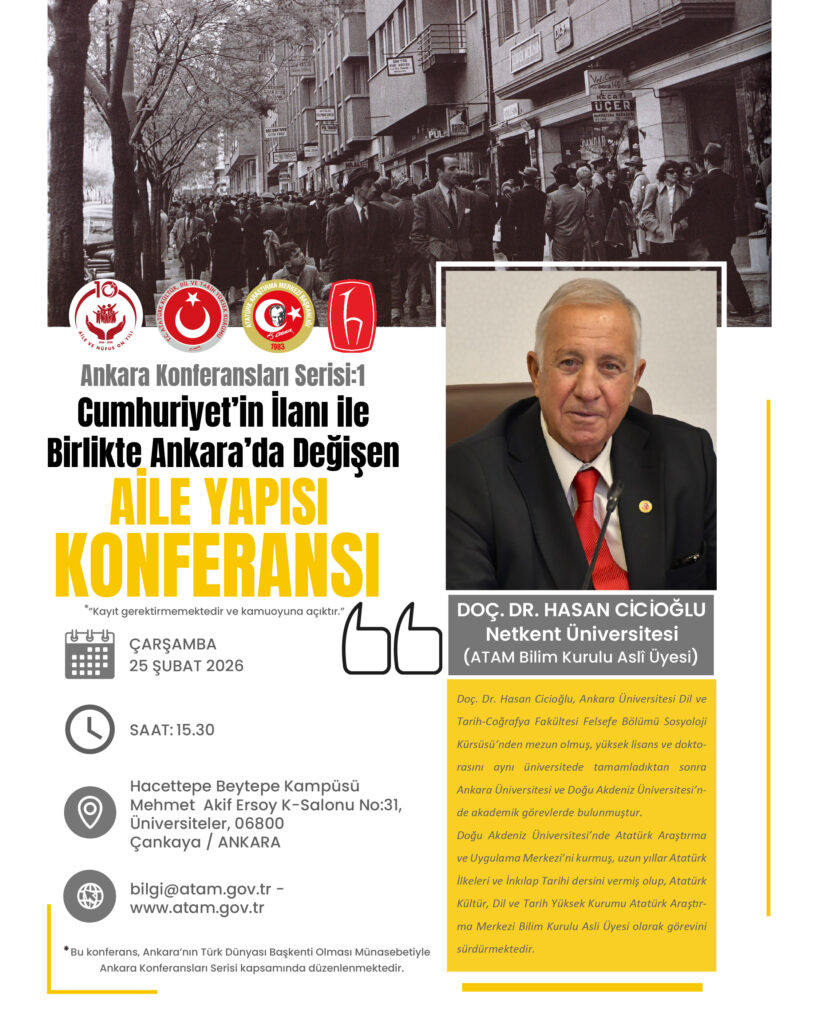 Ankara Konferansları Serisi’nin İlki Hacettepe Üniversitesi’nde Gerçekleşecek