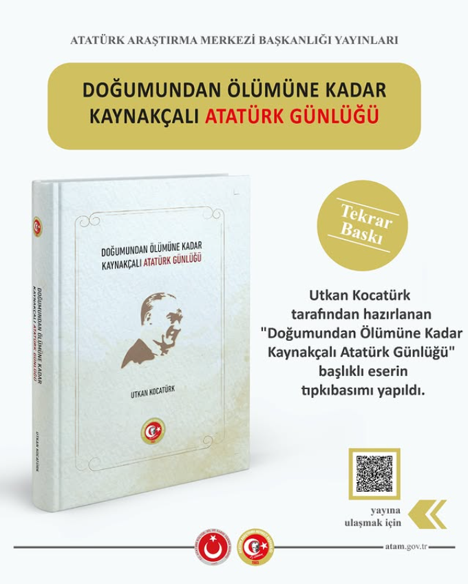 Doğumundan Ölümüne Kadar Kaynakçalı Atatürk Günlüğü Tekrar Yayında