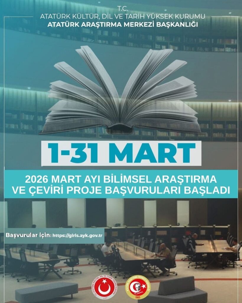 2026 yılı Mart Dönemi Proje Başvuruları İlanı