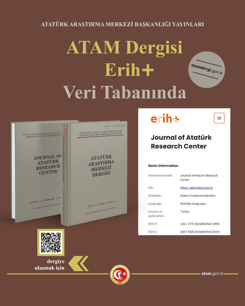 ATAM Dergisi Erih+ Veri Tabanında