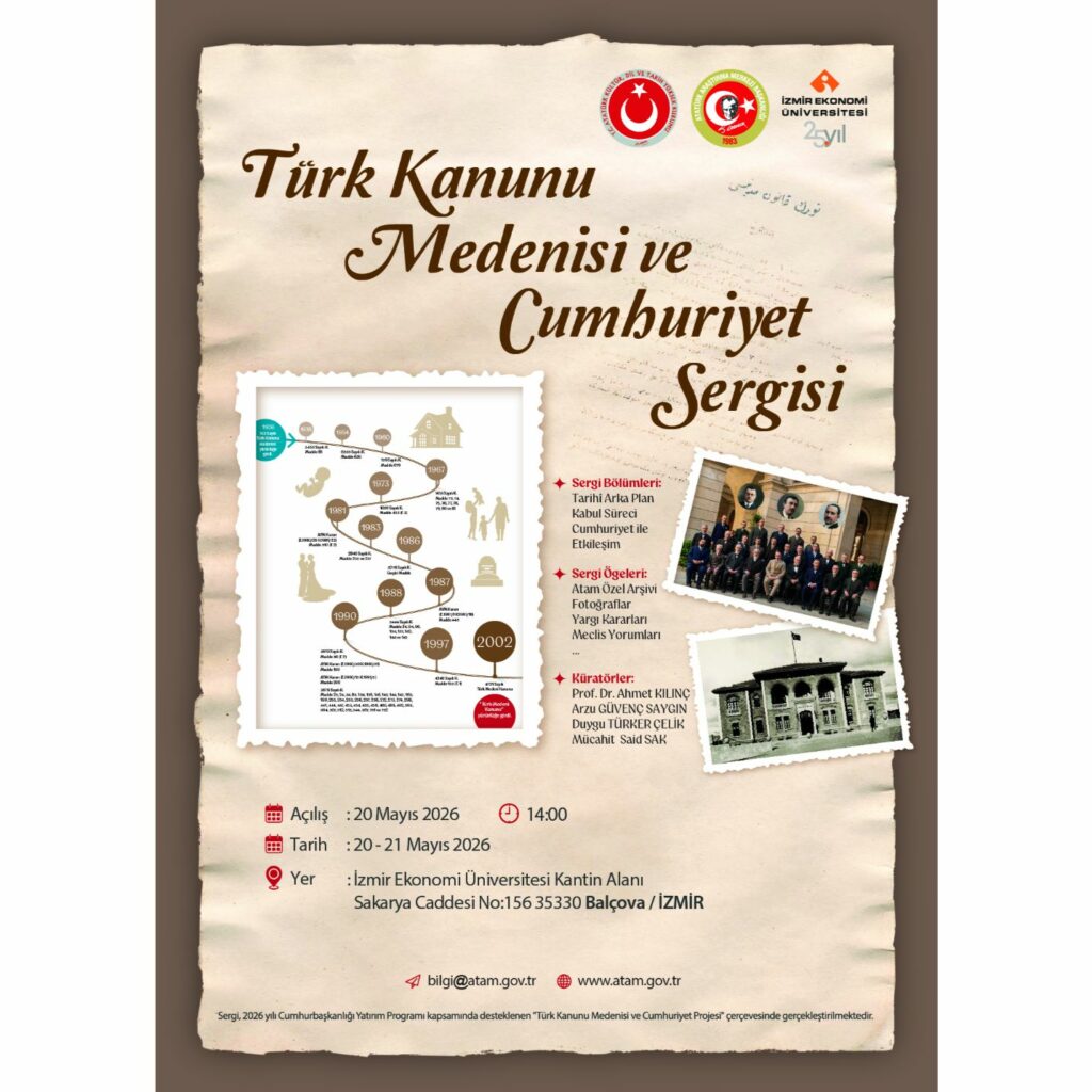 “Türk Kanunu Medenisi ve Cumhuriyet Sergisi” Bu Kez İzmir’de Ziyaretçilerle Buluşacak