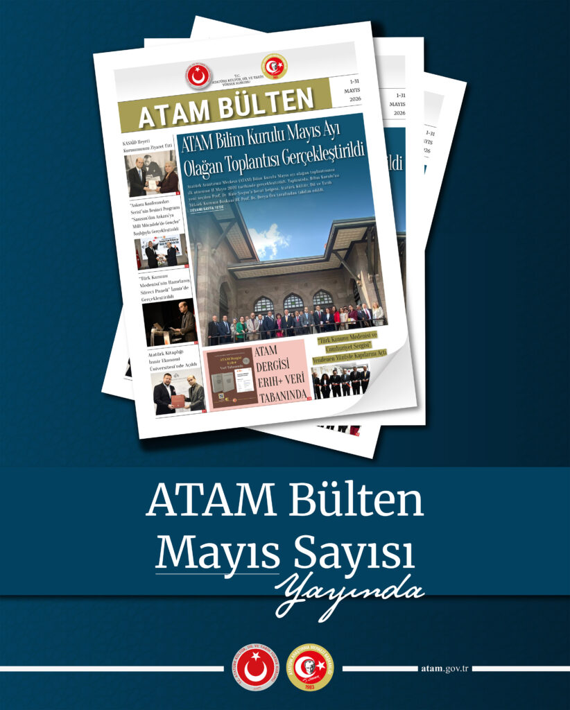 ATAM Mayıs Ayı Bülteni Yayımlandı