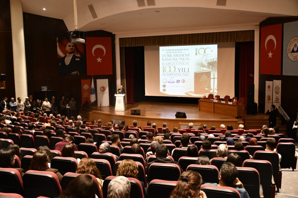 Türk Medeni Kanunu’nun 100. Yılı Kayseri’de Bilim Dünyasını Buluşturdu