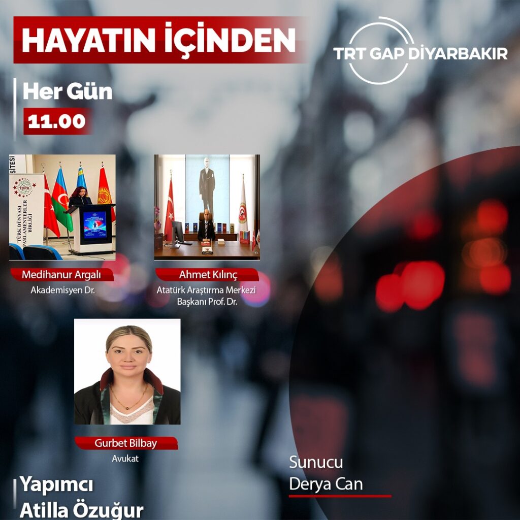 ATAM Başkanı Prof. Dr. Ahmet Kılınç,TRT GAP Diyarbakır Radyosu’na Konuk Oldu