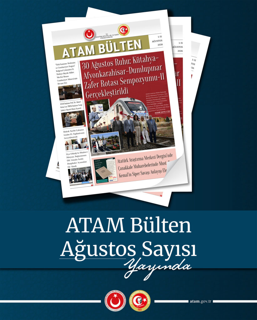ATAM Ağustos Ayı Bülteni Yayımlandı