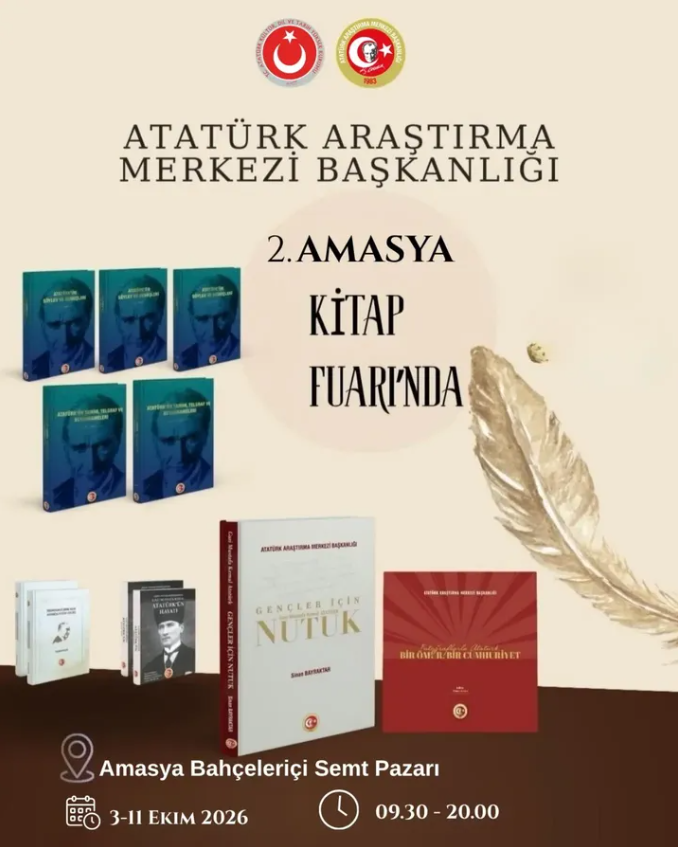 Atatürk Araştırma Merkezi Başkanlığı 2. Amasya Kitap Fuarında